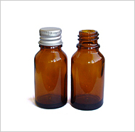Molded glass bottle