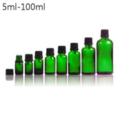 5ML-100ML绿色精油瓶配防盗盖