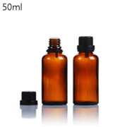 50ml AMBER GLASS BOTTLE