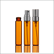 5ML棕色香水瓶配电化铝喷雾器【铝罩】