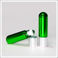 【绿色/电镀】5ml滚珠瓶配电化铝滚珠盖